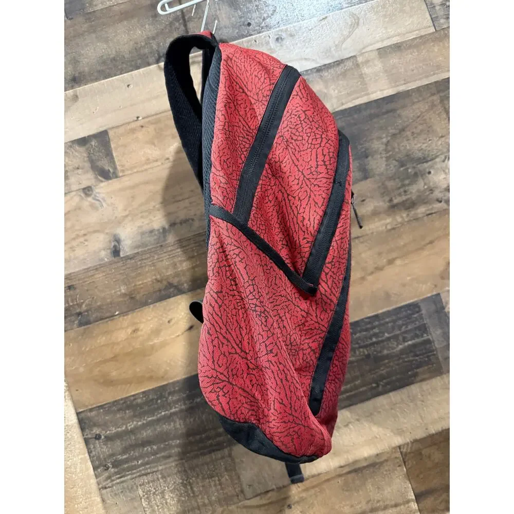 Nike Air Jordan Backpack- Red/Black Elephant Design